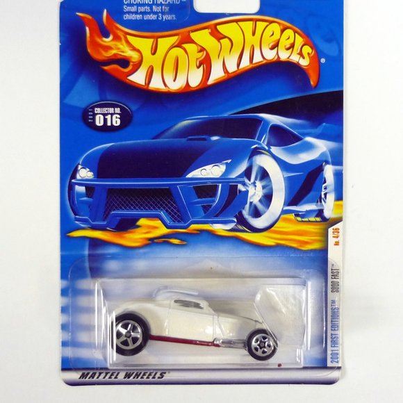 Hot Wheels Sooo Fast #016 First Editions 4/36 White Die-Cast Car 2001 - Picture 1 of 1
